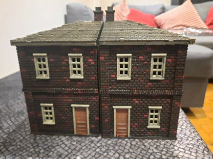 Wargaming Terrain Interlocking Terrace House (1 section) Various Scales Historical Wargaming (US tariffs are pre-paid by us)