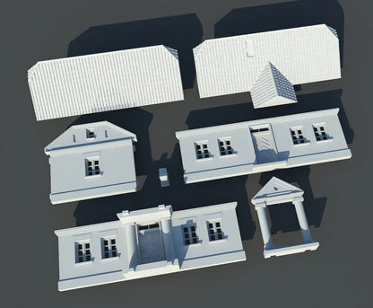 Wargaming Terrain Napoleonic Central European Noble Estate Various Scales Historical Wargaming (US tariffs are pre-paid by us)