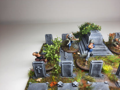Wargaming Terrain Cemetery Various Scales Historical Wargaming