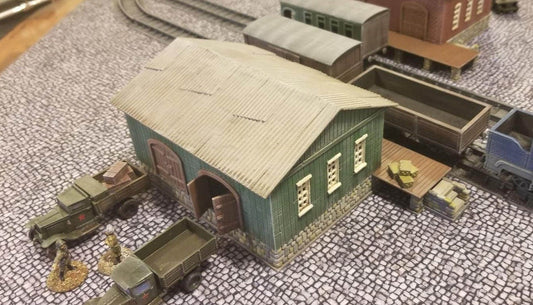 Wargaming Terrain Cargo Train Station Various Scales Historical Wargaming