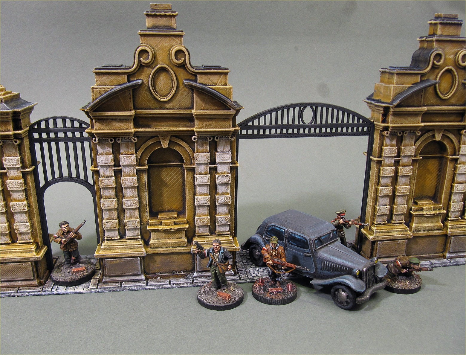 Wargaming Terrain Napoleonic Baroque Gate Various Scales Historical Wargaming