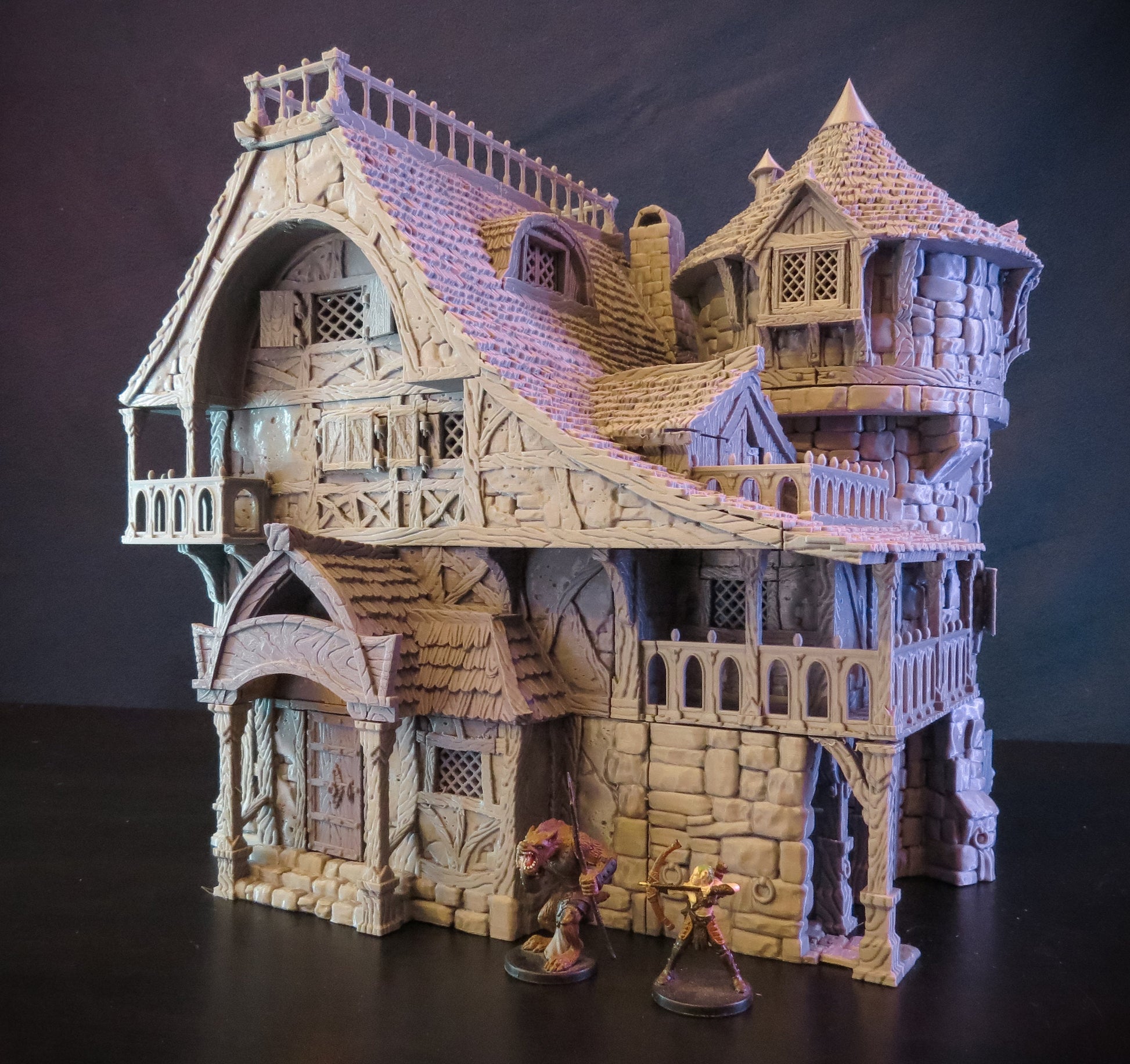 Wargaming Terrain Massive Inn Various Scales Historical Fantasy Dnd (US tariffs are pre-paid by us)