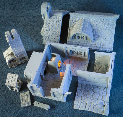 Wargaming Terrain Bakery Building Various Scales Historical Wargaming
