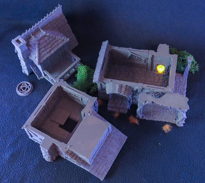 Wargaming Terrain Large House Various Scales Historical Fantasy Wargaming