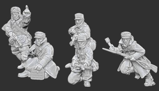 WWII Finnish Infantry Squad (5 models) Various Scales Historical Wargaming