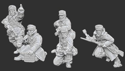 WWII Finnish Infantry Squad (5 models) Various Scales Historical Wargaming