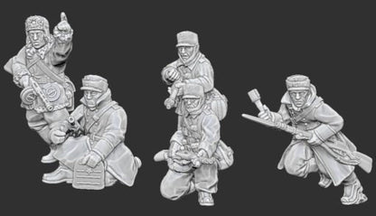 WWII Finnish Infantry Squad (5 models) Various Scales Historical Wargaming (US tariffs are pre-paid by us)