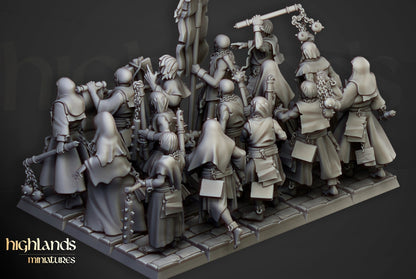 28mm Highland Miniatures Zealots Unit (15) Fantasy DnD Fantasy
