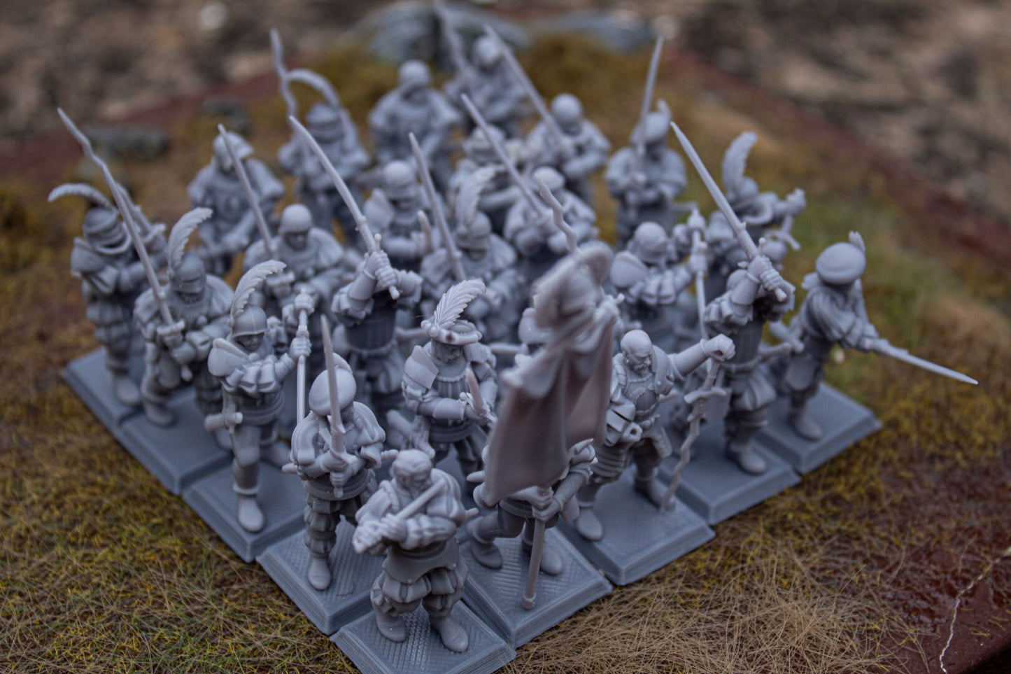 28mm Highland Miniatures Landsknechts Unit (20) Fantasy