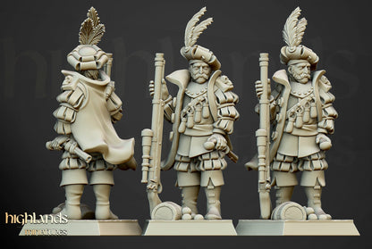 28mm Highland Miniatures Otto Engineer (2 models) suitable for WFB AOS