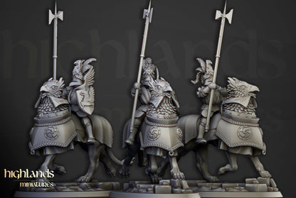 28mm Highland Miniatures Knights of The Rising Sun (3) Fantasy 9th Age
