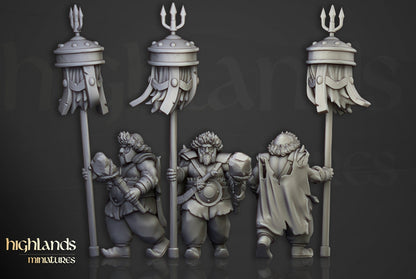 28mm Highland Miniatures Khazarian Warriors Ogres (8) DnD Fantasy