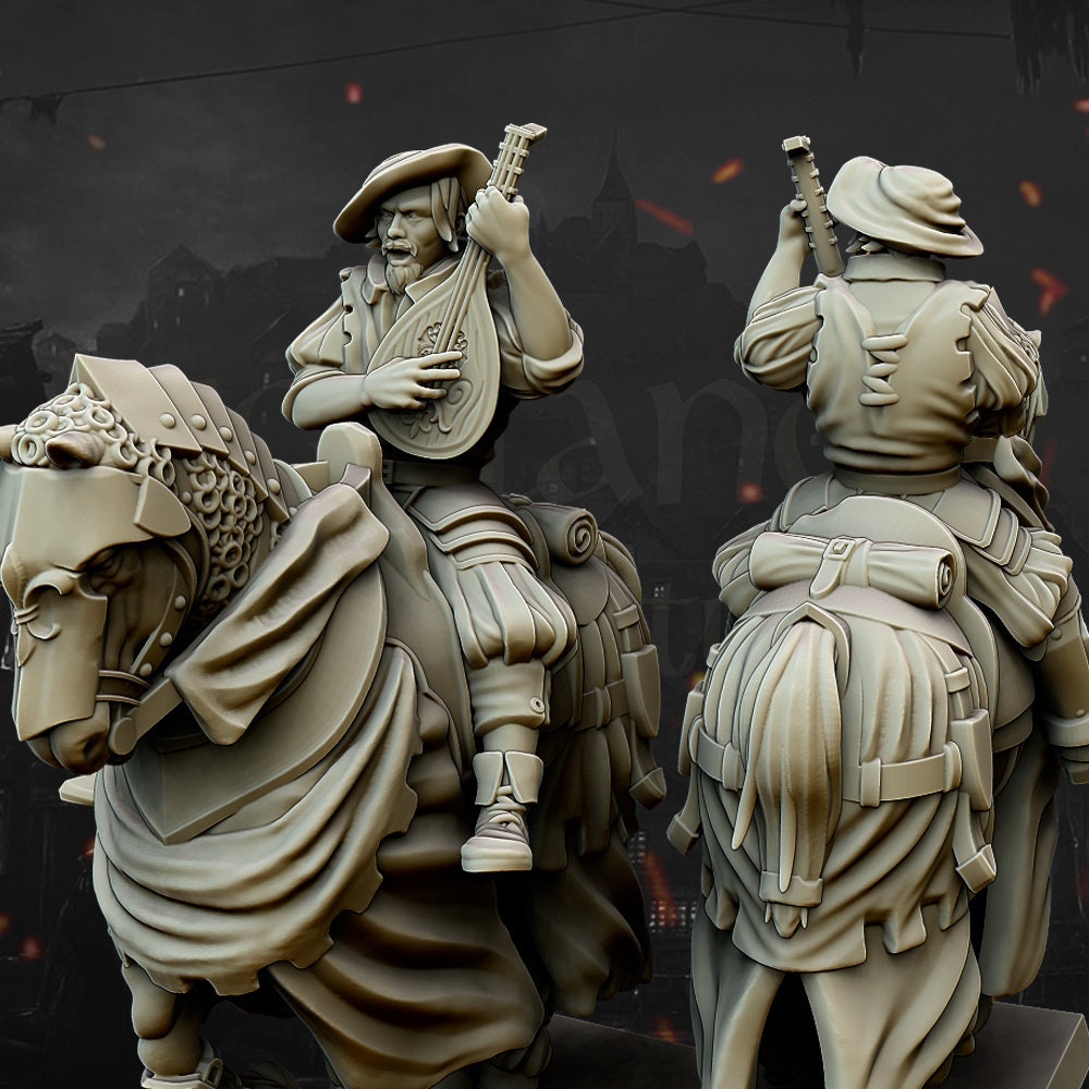 28mm Highland Miniatures Medieval Heavy Cavalry Unit (10) Fantasy