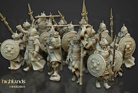 Highland Miniatures Daughters of Volhynia Unit (10 models) Various Scales Fantasy Wargaming