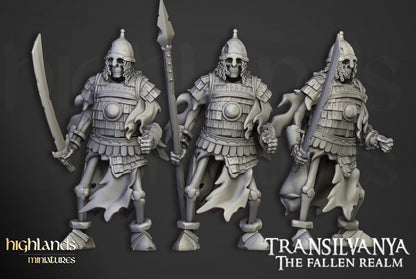 Highland Miniatures Skeleton Boyar Guard Unit (10 models) Fantasy Wargaming