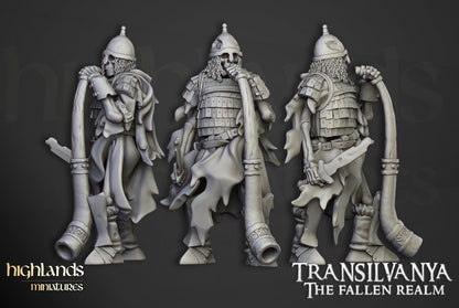 28mm Highland Miniatures Skeleton Boyar Guard Unit (10) Fantasy