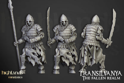 Highland Miniatures Skeleton Boyar Guard Unit (10 models) Fantasy Wargaming