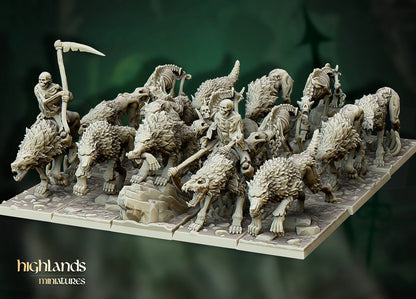 28mm Highland Miniatures Transilvanya Direwolves Unit(10) Fantasy