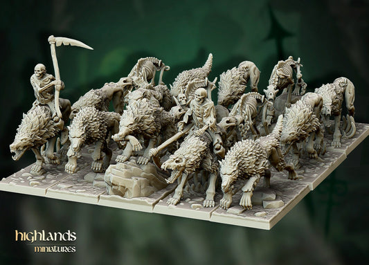 28mm Highland Miniatures Transilvanya Direwolves Unit(10) Fantasy