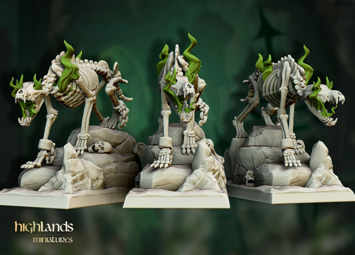 28mm Highland Miniatures Transilvanya Direwolves Unit(10) Fantasy