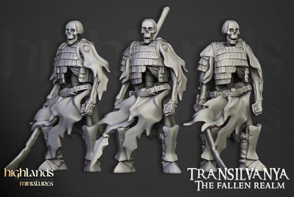 28mm Highland Miniatures Skeleton Boyar Guard Unit (10) Fantasy