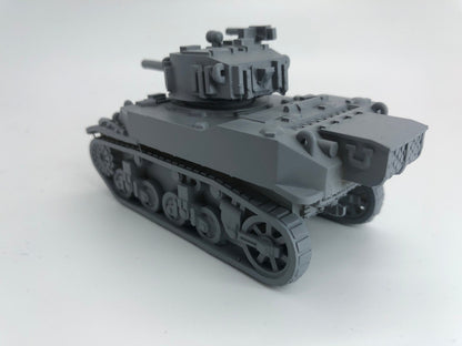 WWII US M5A1 Stuart Tank Various Scales Historical Wargaming (US tariffs are pre-paid by us)