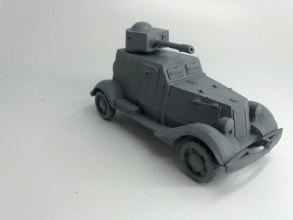 WWII Soviet BA-20 Armoured Car Various Scales Historical Wargaming