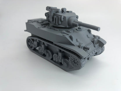 WWII US M5A1 Stuart Tank Various Scales Historical Wargaming