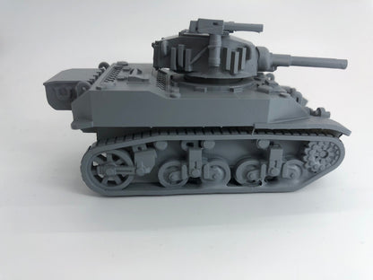 WWII US M5A1 Stuart Tank Various Scales Historical Wargaming (US tariffs are pre-paid by us)