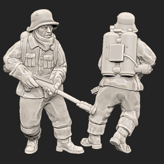 WWII Finnish Flamethrower (1 model) Various Scales Historical Wargaming