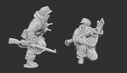 WWII Finnish Panzerschreck Team (2 models) Various Scales Historical Wargaming (US tariffs are pre-paid by us)