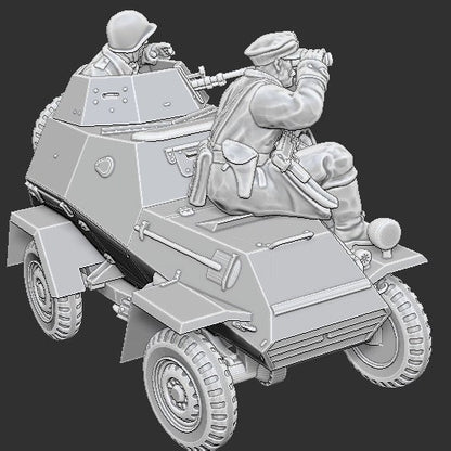 WWII Polish People's Army B64 with Crew Various Scales Historical Wargaming