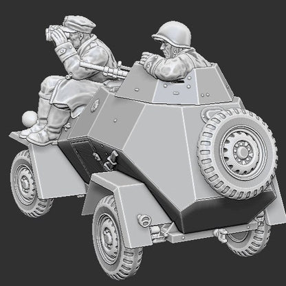WWII Polish People's Army B64 with Crew Various Scales Historical Wargaming