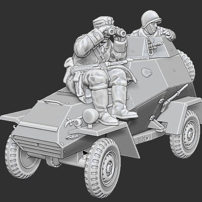 WWII Polish People's Army B64 with Crew Various Scales Historical Wargaming