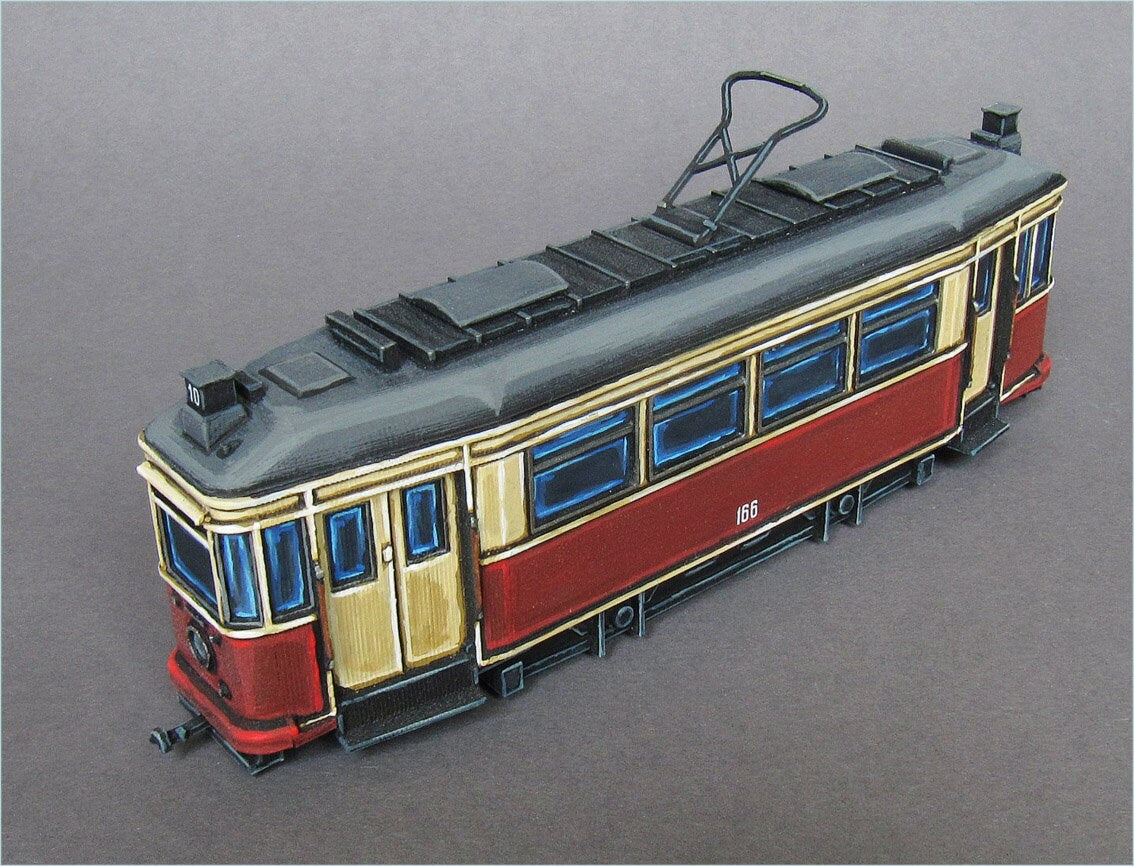 Wargaming Terrain Tram Lilpop III Various Scales Historical Wargaming
