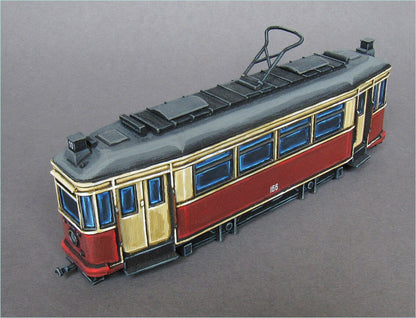 Wargaming Terrain Tram Lilpop III Various Scales Historical Wargaming
