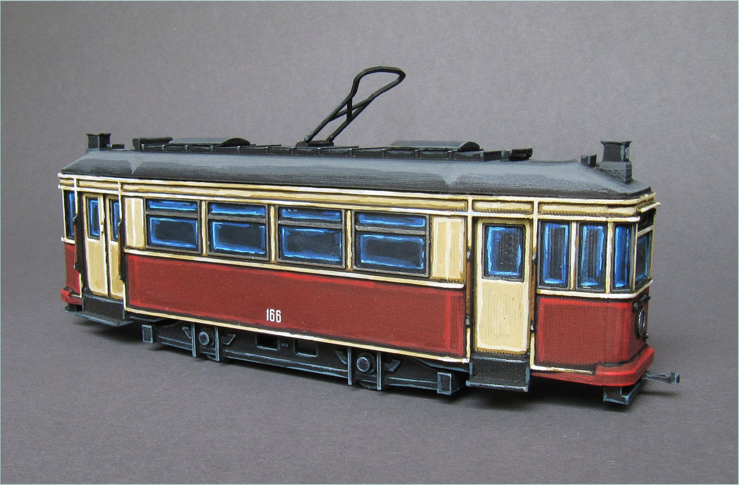 Wargaming Terrain Tram Lilpop III Various Scales Historical Wargaming