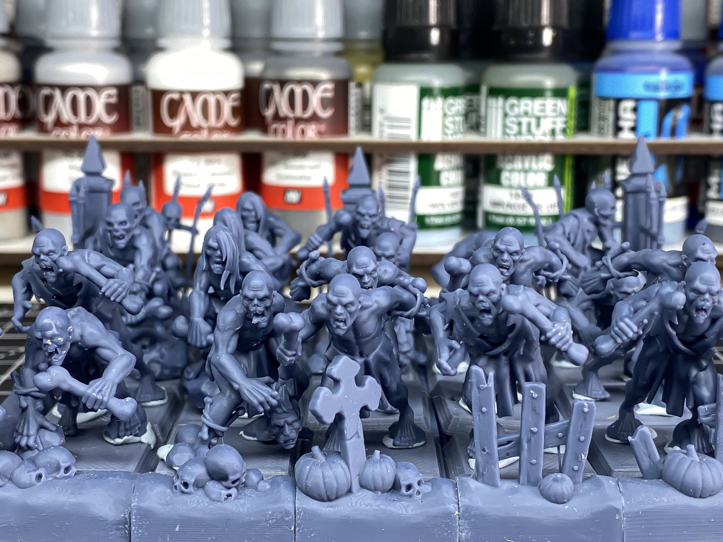 28mm Highland Miniatures Transilvanya Ghouls Unit (20) Fantasy
