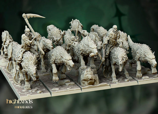 Highland Miniatures Transilvanya Direwolves Unit (10 models) Various Scales Fantasy Wargaming