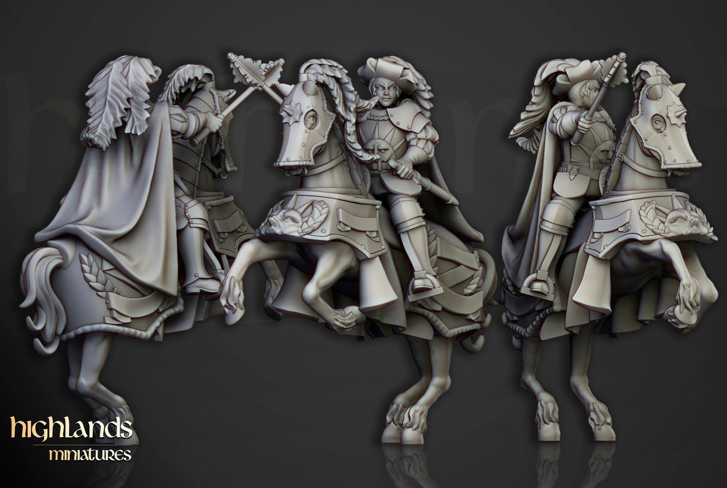 28mm Highland Miniatures Baroness of Lunnenburg Fantasy suitable for WFB