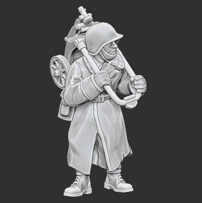 WWII Soviet Maxim MMG Squad (5 models) Various Scales Historical Wargaming