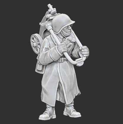 WWII Soviet Maxim MMG Squad (5 models) Various Scales Historical Wargaming (US tariffs are pre-paid by us)