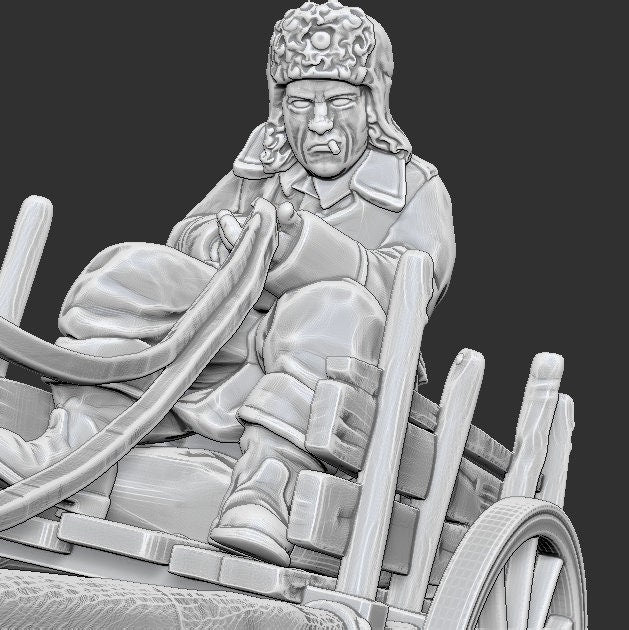 WWII Finnish Horse Drawn Cart Various Scales Historical Wargaming