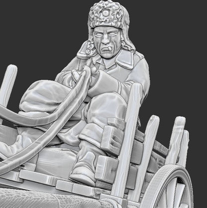 WWII Finnish Horse Drawn Cart Various Scales Historical Wargaming