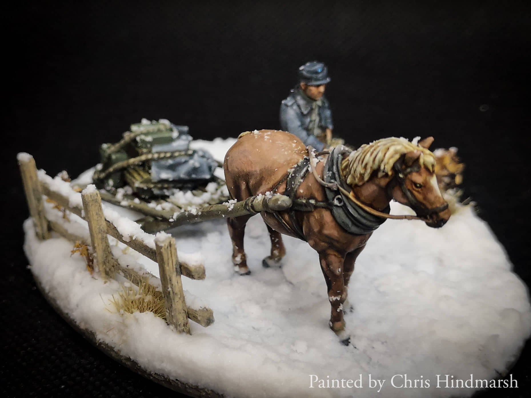 WWII Finnish Horse Drawn Sled Various Scales Historical Wargaming