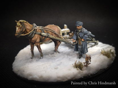 WWII Finnish Horse Drawn Sled Various Scales Historical Wargaming