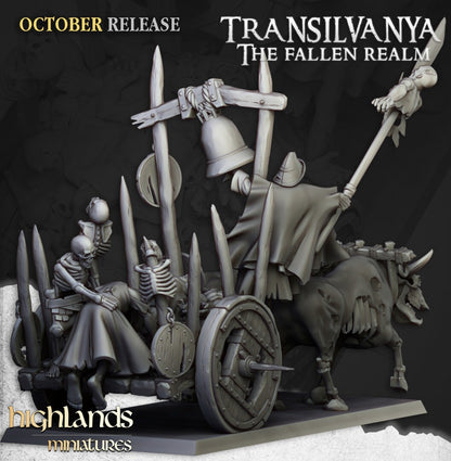 28mm Highland Miniatures Transilvanya Corpse Cart Fantasy