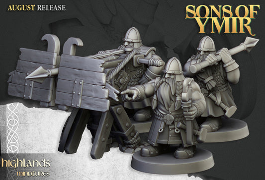 28mm Highland Miniatures Dwarfs Ballista  Fantasy