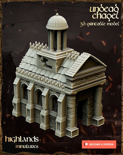 Wargaming Terrain Chapel Various Scales Historical Fantasy Wargaming (US tariffs are pre-paid by us)