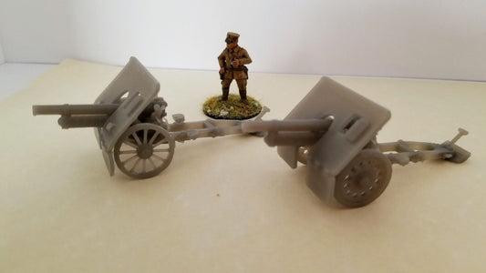 WWII German Bofors 75mm Mountain Gun Various Scales Historical Wargaming (1 model) (US tariffs are pre-paid by us)